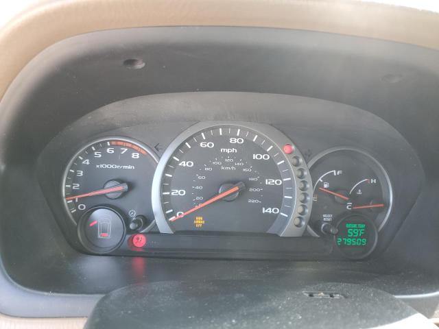 2HKYF18564H611764 - 2004 HONDA PILOT EXL BLACK photo 9