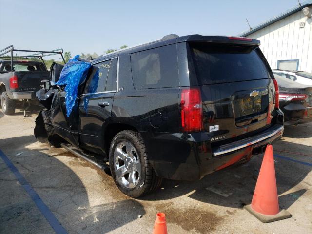 1GNSKCKC0FR149287 - 2015 CHEVROLET TAHOE K1500 LTZ BLACK photo 2