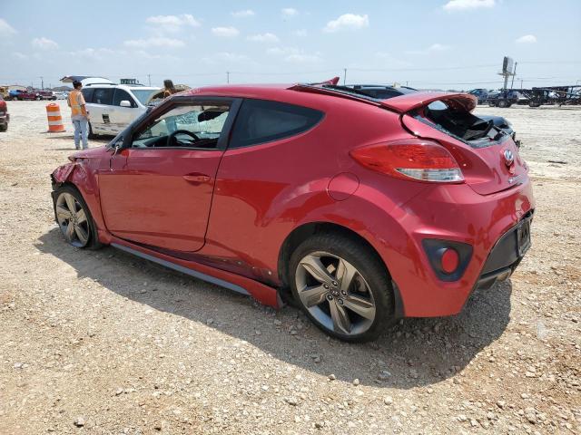 KMHTC6AE5DU174335 - 2013 HYUNDAI VELOSTER TURBO RED photo 2