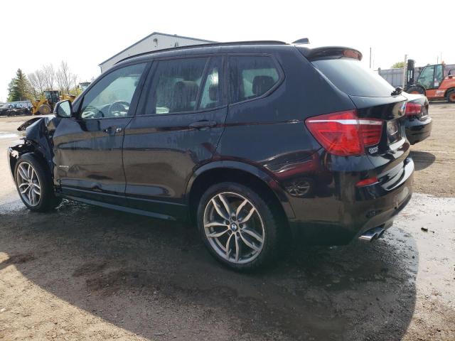 5UXWX9C58G0D64616 - 2016 BMW X3 XDRIVE28I BLACK photo 2