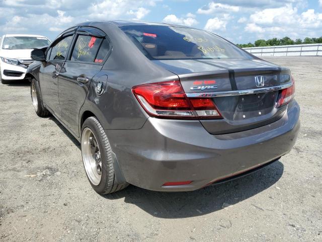 19XFB2F91DE263097 - 2013 HONDA CIVIC DX EXL 棕色 照片 3