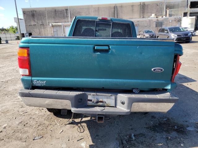 1FTYR14X0WPB24775 - 1998 FORD RANGER SUPER CAB GREEN photo 6