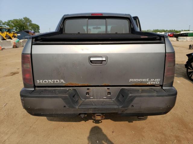 5FPYK16589B102805 - 2009 HONDA RIDGELINE RTL CHARCOAL photo 6