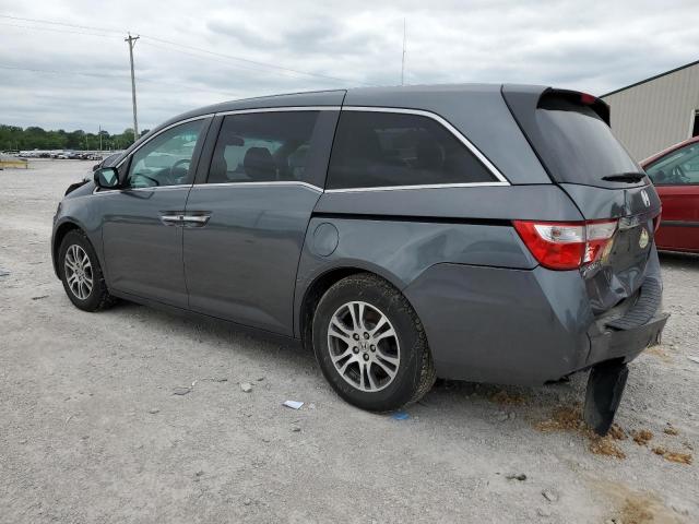 5FNRL5H68BB015502 - 2011 HONDA ODYSSEY EXL ვერცხლისფერი ფოტო 2