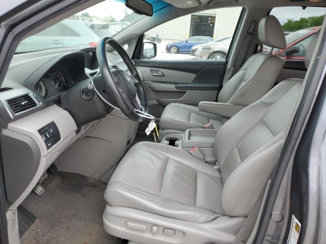 5FNRL5H68BB015502 - 2011 HONDA ODYSSEY EXL ვერცხლისფერი ფოტო 7