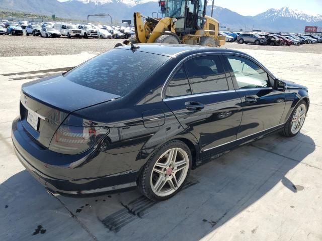 WDDGF5EB7AR104802 - 2010 MERCEDES-BENZ C 300 BLACK photo 3