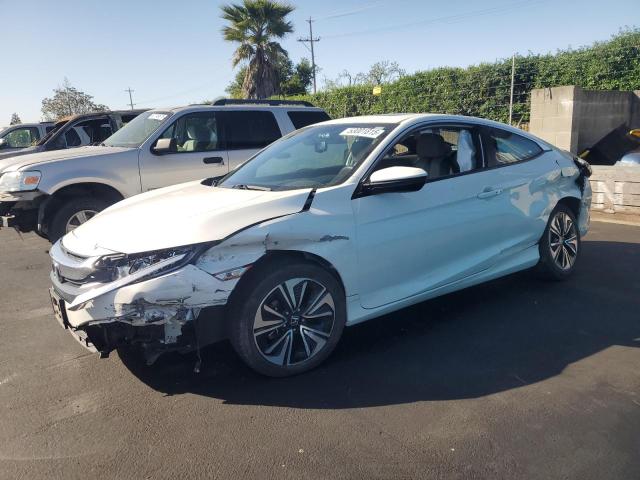 2HGFC3B72JH354260 - 2018 HONDA CIVIC EXL WHITE photo 1