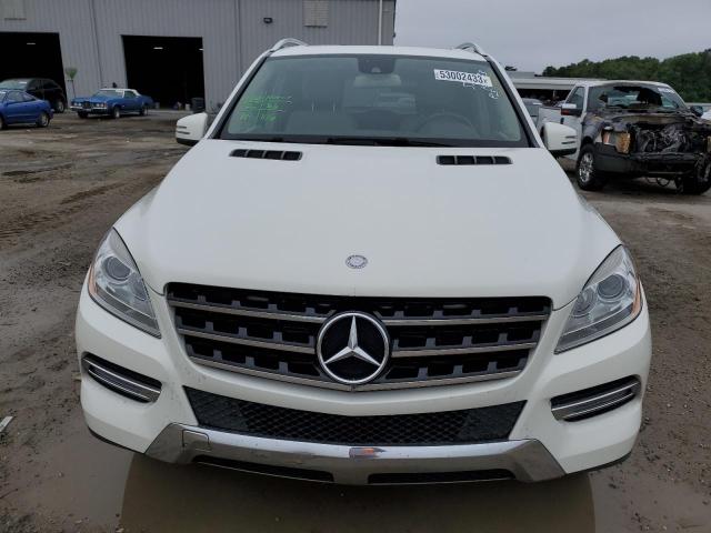 4JGDA2EBXDA153680 - 2013 MERCEDES-BENZ ML 350 BLUETEC WHITE photo 5