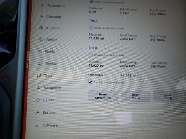 5YJSA1E27KF308860 - 2019 TESLA MODEL S Ağ foto 9