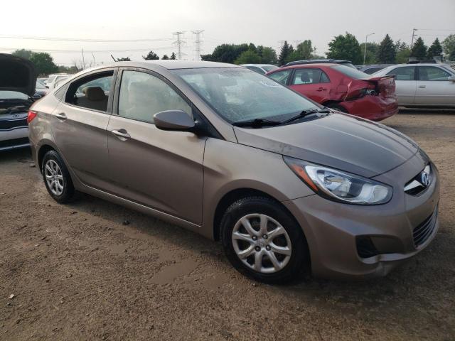 KMHCT4AE7EU597794 - 2014 HYUNDAI ACCENT GLS TAN photo 4