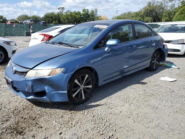 19XFA1F64AE023539 - 2010 HONDA CIVIC LX-S أزرق صورة 1