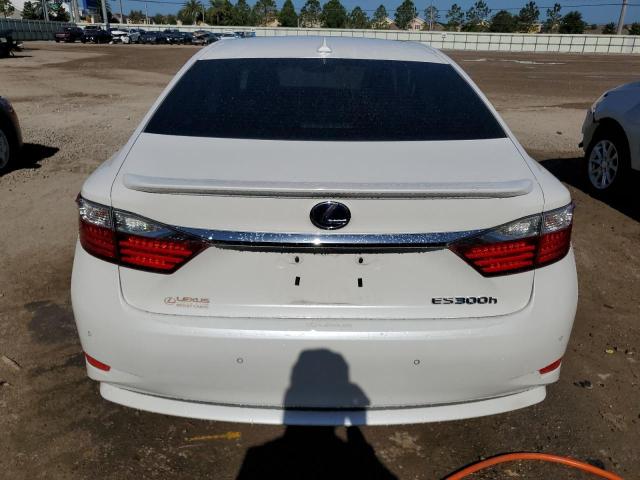 JTHBW1GG3E2053169 - 2014 LEXUS ES 300H WHITE photo 6