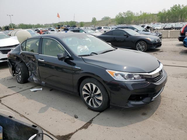 JHMCR6F59HC026551 - 2017 HONDA ACCORD HYBRID EXL BLACK photo 4