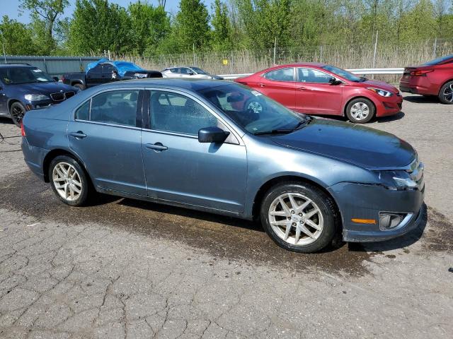 3FAHP0JA7CR115209 - 2012 FORD FUSION SEL BLUE photo 4