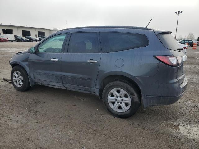 1GNKRFED9DJ120724 - 2013 CHEVROLET TRAVERSE LS GRAY photo 2