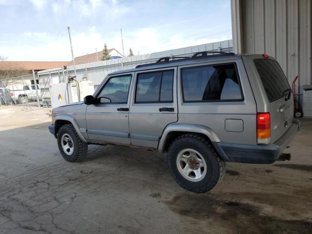 1J4FF48S7YL221475 - 2000 JEEP CHEROKEE SPORT ნაცრისფერი ფოტო 2
