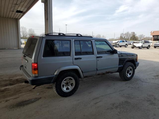 1J4FF48S7YL221475 - 2000 JEEP CHEROKEE SPORT ნაცრისფერი ფოტო 3