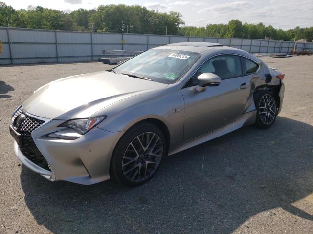 JTHS85BC7J5003972 - 2018 LEXUS RC 300 SILVER photo 1