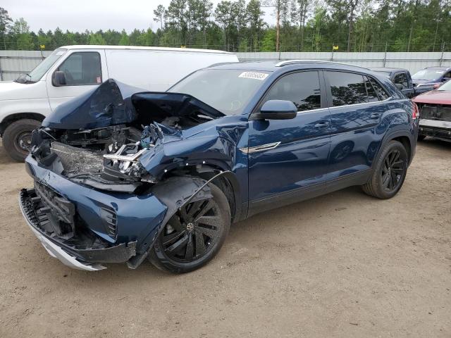 1V2WE2CA5MC240496 - 2021 VOLKSWAGEN ATLAS CROS SE Mavi foto 1