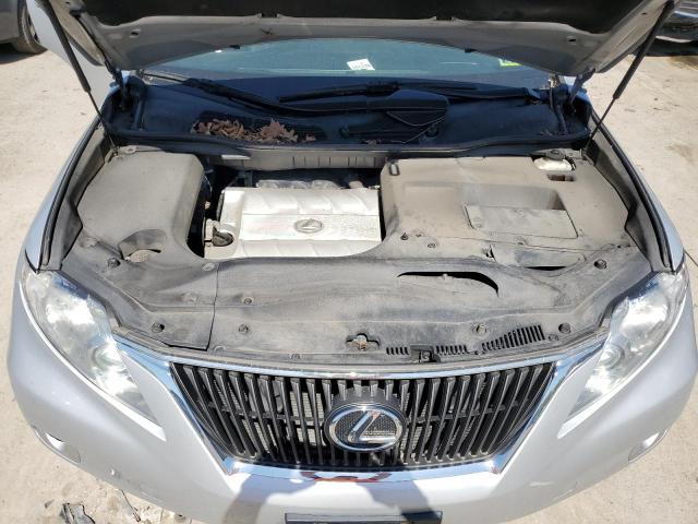 2T2BK1BA4AC063832 - 2010 LEXUS RX 350 GRAY photo 12