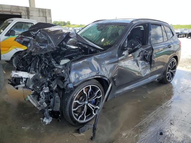 5YMTS0C03M9F99295 - 2021 BMW X3 M COMPETITION შავი ფოტო 1