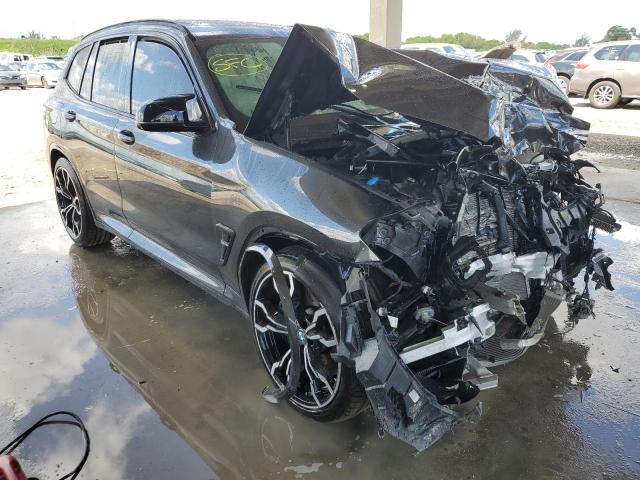 5YMTS0C03M9F99295 - 2021 BMW X3 M COMPETITION შავი ფოტო 4
