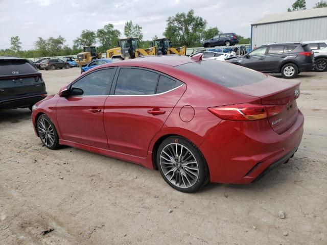 KMHD04LB9HU315241 - 2017 HYUNDAI ELANTRA SPORT RED photo 2