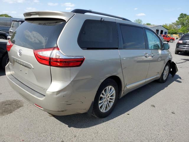 5TDYK3DC4GS763942 - 2016 TOYOTA SIENNA XLE SILVER photo 3