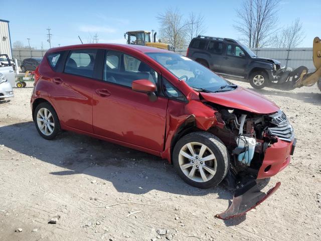 3N1CE2CP9FL370719 - 2015 NISSAN VERSA NOTE S RED photo 4