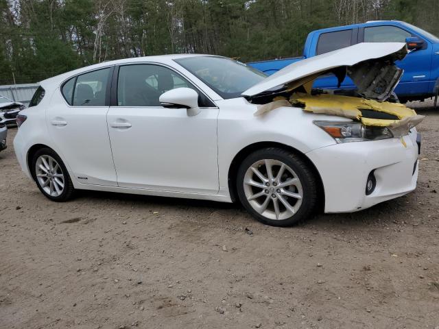 JTHKD5BH0D2137736 - 2013 LEXUS CT 200 WHITE photo 4