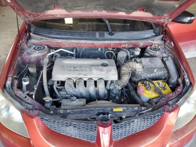 5Y2SL62853Z420519 - 2003 PONTIAC VIBE RED photo 11