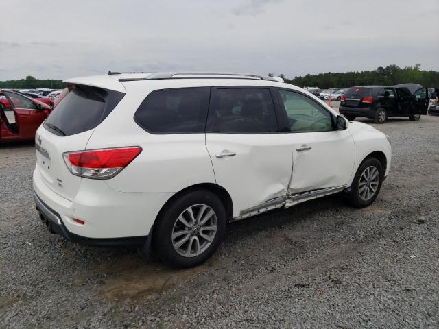 5N1AR2MM9DC645605 - 2013 NISSAN PATHFINDER S WHITE photo 3