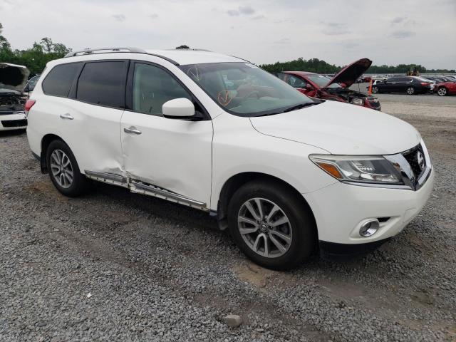 5N1AR2MM9DC645605 - 2013 NISSAN PATHFINDER S WHITE photo 4