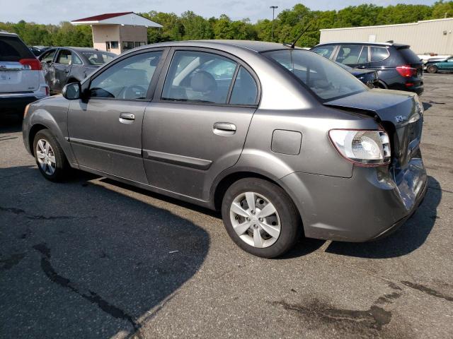 KNADH4A38B6753105 - 2011 KIA RIO BASE TEAL photo 2