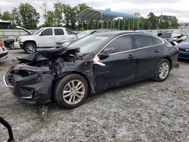 1G1ZE5ST9HF222129 - 2017 CHEVROLET MALIBU LT BLACK photo 1