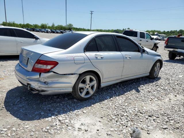 WDDGF5EB4BR138147 - 2011 MERCEDES-BENZ C 300 WHITE photo 3