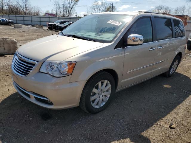 2C4RC1CGXCR411624 - 2012 CHRYSLER TOWN & COU TOURING L BEIGE photo 1