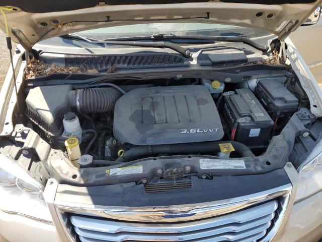 2C4RC1CGXCR411624 - 2012 CHRYSLER TOWN & COU TOURING L BEIGE photo 12