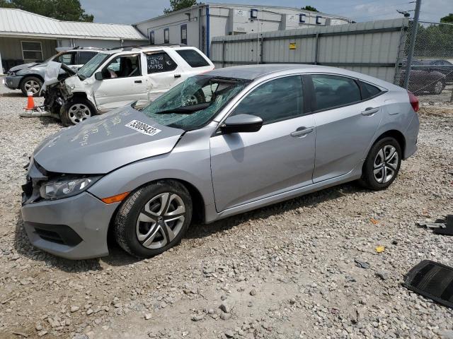 2HGFC2F56HH517117 - 2017 HONDA CIVIC LX SILVER photo 1