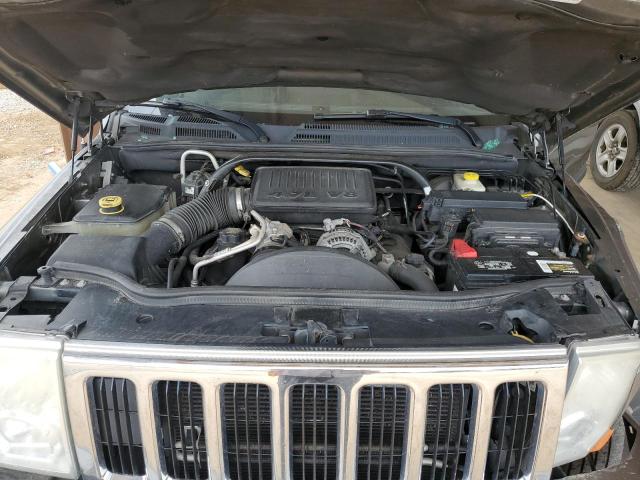 1J8HH48P87C643833 - 2007 JEEP COMMANDER GRAY photo 12