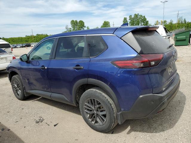 5N1AT3AA1MC829650 - 2021 NISSAN ROGUE S BLUE photo 2