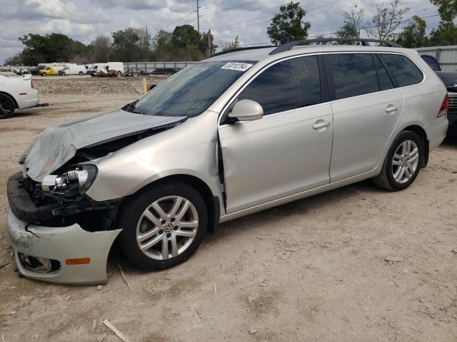 3VWPL7AJ4CM607975 - 2012 VOLKSWAGEN JETTA TDI SILVER photo 1