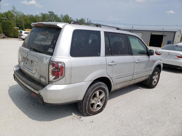 2HKYF18467H522787 - 2007 HONDA PILOT EX SILVER photo 3