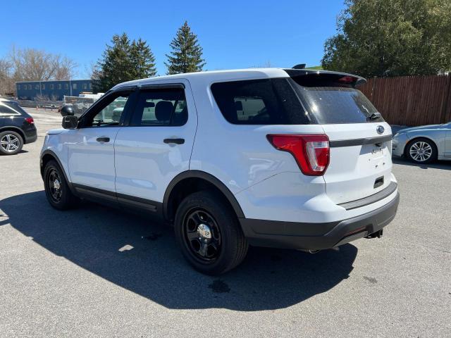 1FM5K8AR7JGB59212 - 2018 FORD EXPLORER POLICE INTERCEPTOR WHITE photo 3