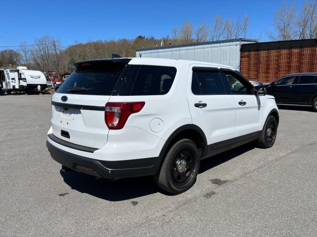 1FM5K8AR7JGB59212 - 2018 FORD EXPLORER POLICE INTERCEPTOR WHITE photo 4