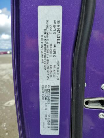 2C3CDXGJ2KH646930 - 2019 DODGE CHARGER SCAT PACK PURPLE photo 12