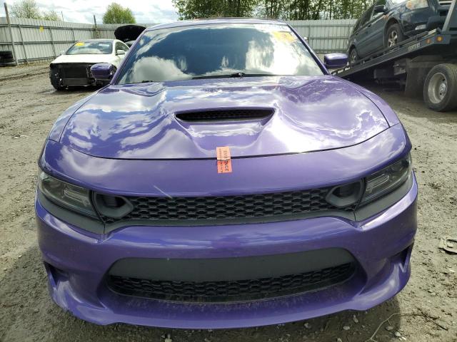 2C3CDXGJ2KH646930 - 2019 DODGE CHARGER SCAT PACK PURPLE photo 5