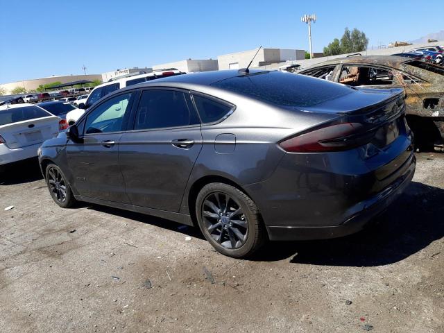 3FA6P0LU8HR247434 - 2017 FORD FUSION SE HYBRID GRAY photo 2