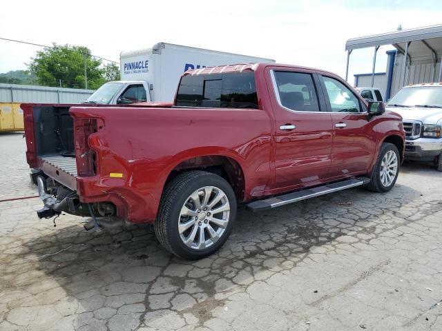 3GCUYHELXKG250694 - 2019 CHEVROLET SILVERADO K1500 HIGH COUNTRY BURGUNDY photo 3