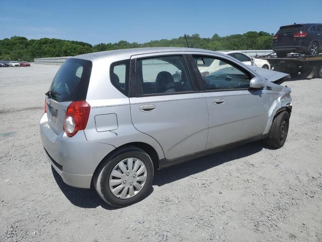 KL1TD6DE3AB128501 - 2010 CHEVROLET AVEO LS Gümüş foto 3